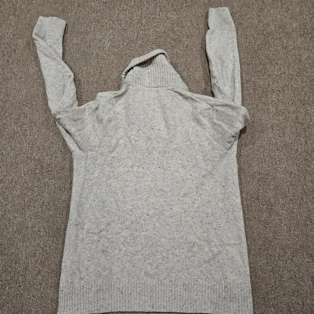 J.Crew Sweater Mens Medium Beige Merino Wool Donegal Shawl‎ Neck Pullover Knit